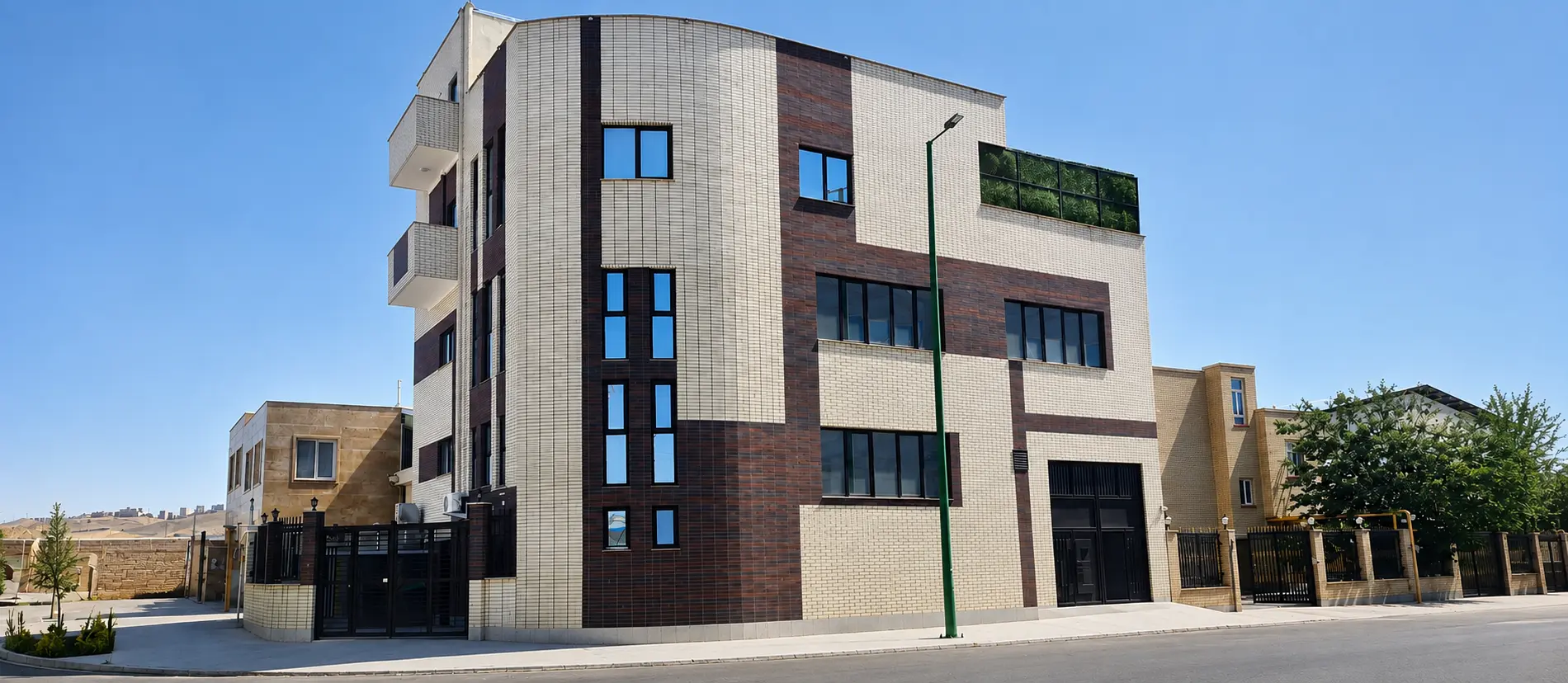 Exterior view of the RAFAVENT company and manufacturing facility in Tabriz