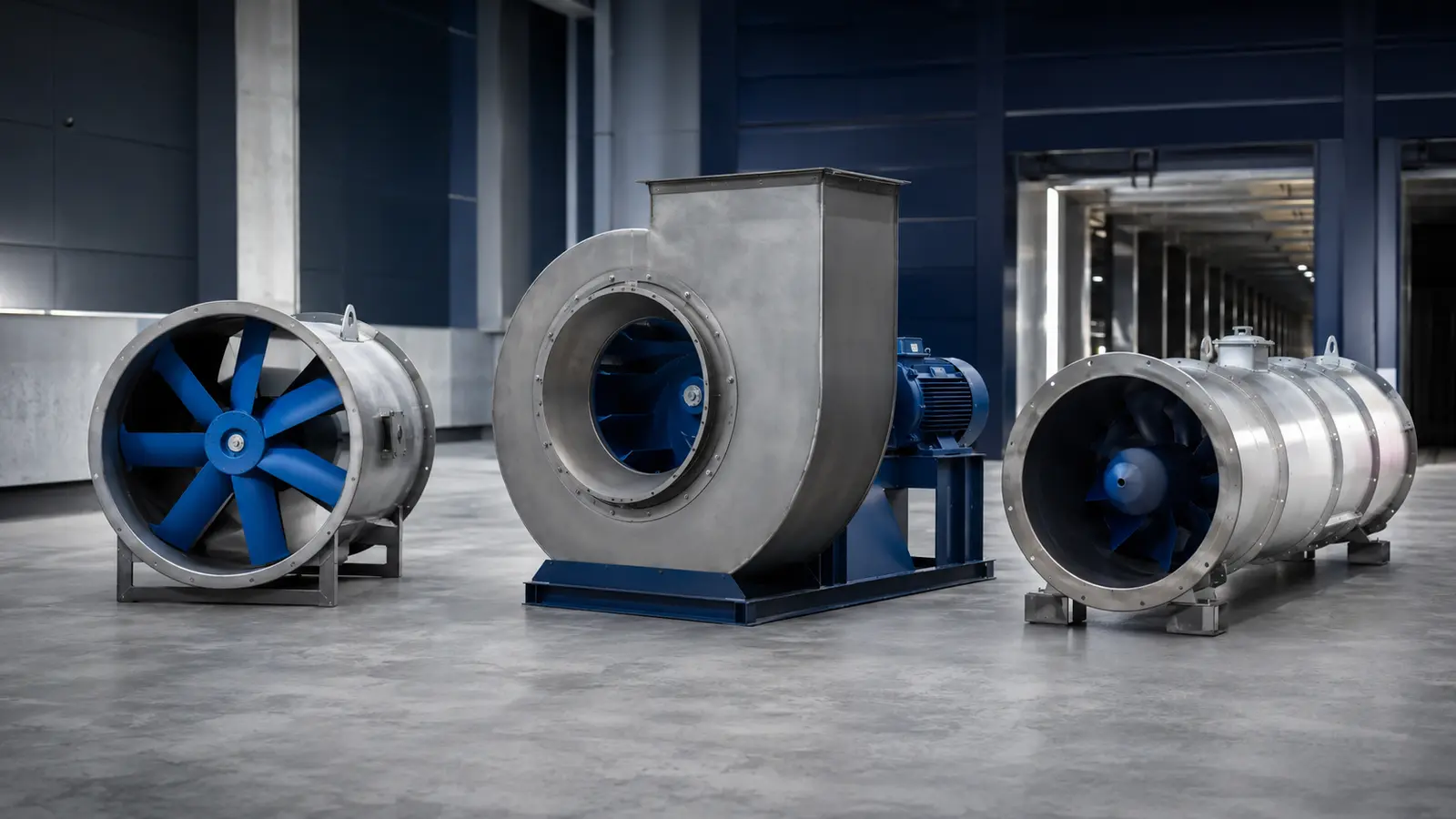 Axial vs Centrifugal vs Jet Fans