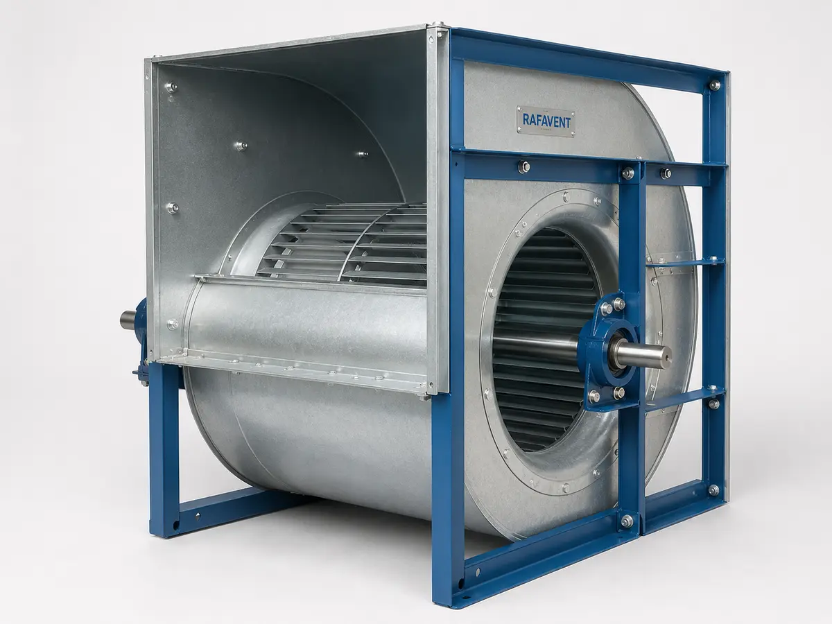 RAFAVENT double-inlet forward-curved centrifugal fan